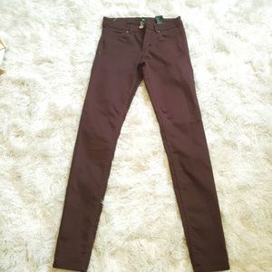 Burgandy H&M stretch pant- size 4